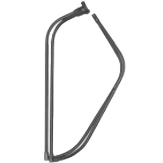 Major Craft Hexa Landing Net with Net Net, Large, 4-Fold Frame, Black, MCHN-4L/BK