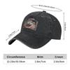 Unisex Moo Deng Hippo for Hippo Lovers Cap Outfits Baseball Cap Vintage Cute Animals Snapback Hat Adjustable