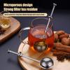 2 шт. заварочный чайник из нержавеющей стали с удлиненной ручкой, усиливающий ароматический чайный фильтр для аксессуаров для дома