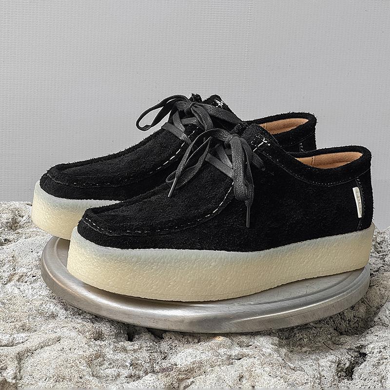 Модная Стильная Тренд Мужская Формальная Кожаная Обувь Толстая Подошва Повседневная Обувь Деловая Обувь Нескользящая Обувь для Ходьбы Модные Мужские Кроссовки