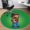 M-Mario Office Round Area Rug, Under Office Chairs Bedroom Living Room Home Decor  a1022302