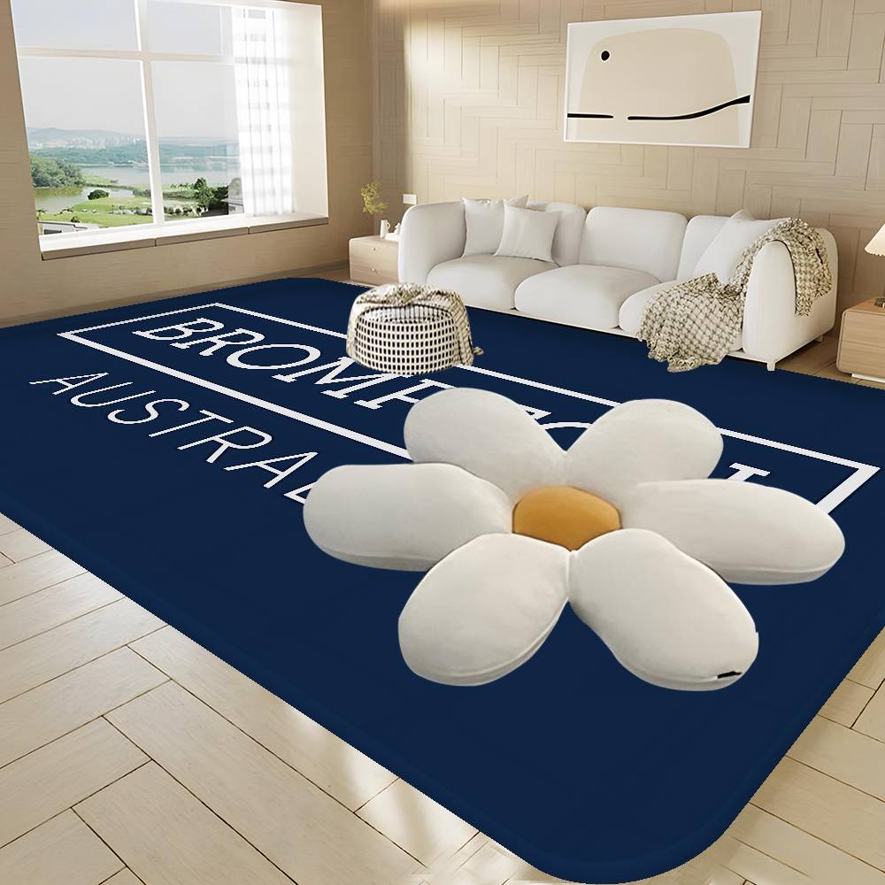 Brompton LOGO Floor Mat Rectangle Anti-slip Home Soft Badmat Front Door Indoor Outdoor Mat el Decor Mat