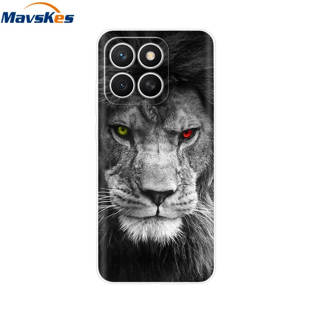 Чехол для Honor X8c HonorX8C 2025 Новая Мода Мультяшная Задняя Крышка Мягкий ТПУ Прозрачные Чехлы для Телефона Для Honor X8c Fundas Сумки Защитные