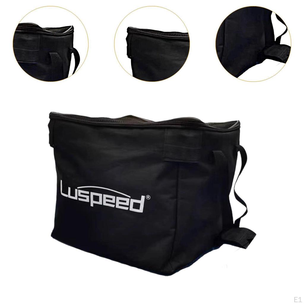 Tennis Ball Bag Accessories Carrying Tote Sturdy Oxford Cloth Large Capacity for Teaching Pickleball