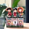 Фигурка Луффи из One Piece, Q-версия, ручная роспись - 3 стиля, Аниме, Украшение для автомобиля