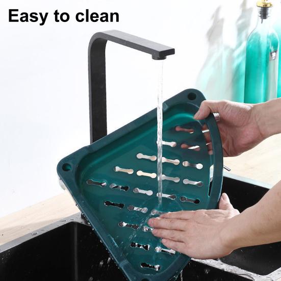 1 Set Kitchen Storage Shelf Stainless Steel Kitchen Corner Storage Organizer Detachable Shelf Home Supply