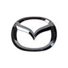 for Mazda 5 Logo Plastic 14cm Car Front Trunk Emblem Buckle Steering Wheel Badge 3D Replaced Sticker Rear Refitting Decoration k1