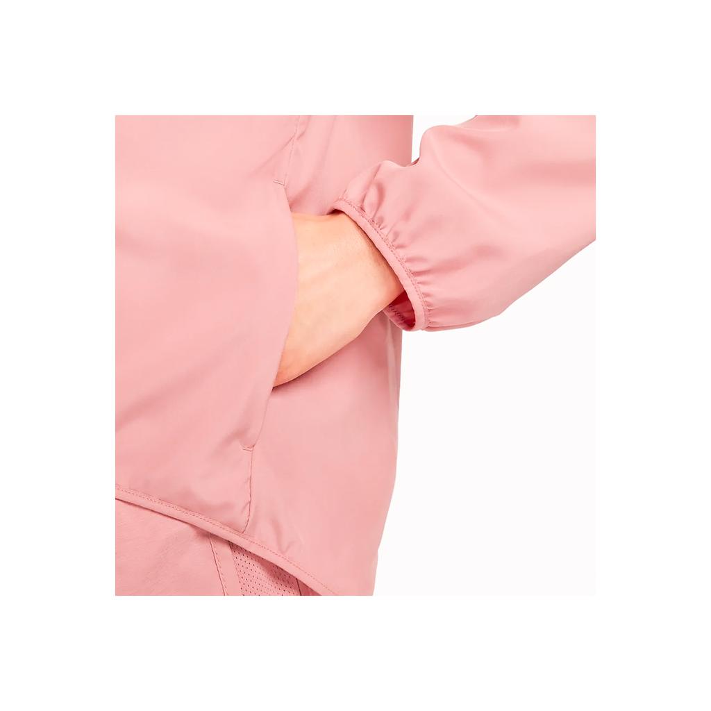 Nike Loose-Fit Casual Turtleneck Long-Sleeve Jacket Women Outerwear Pink FB4695-618
