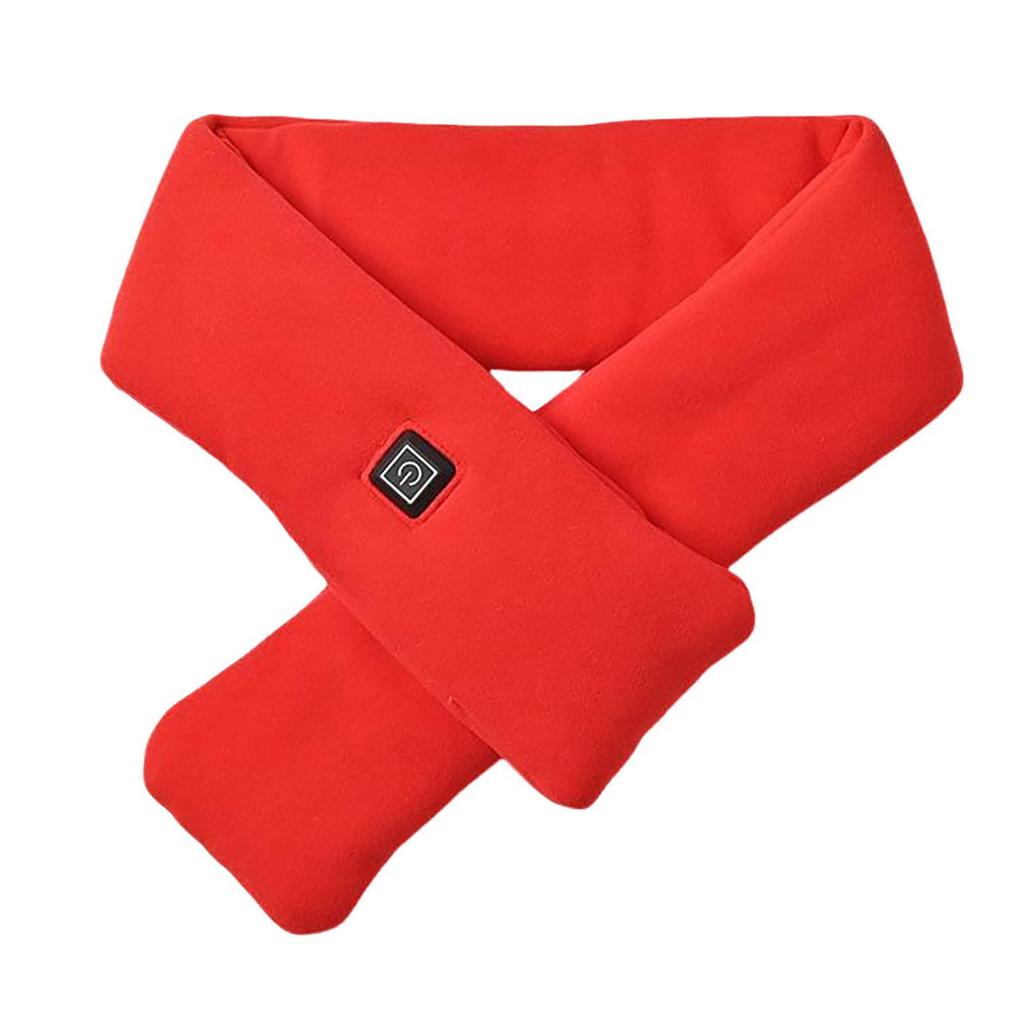 Электрический шарф с подогревом для шеи зимний теплый шарф с подогревом мягкий трехрежимный контроль температуры грелка для шеи без аккумулятора