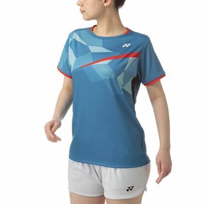 Рубашка с коротким рукавом Game Shirt Teal Blue L [YONEX] женская (817)