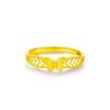 Stylish Adjustable Open Flower Butterfly Ring In Gold For Women Gift Jewelry