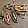 2016 European-American Punk Genuine Leather Bullet Style Men's Keychain