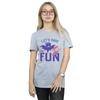 DC Comics Womens/Ladies Teen Titans Go Let´s Have The Fun Cotton Boyfriend T-Shirt