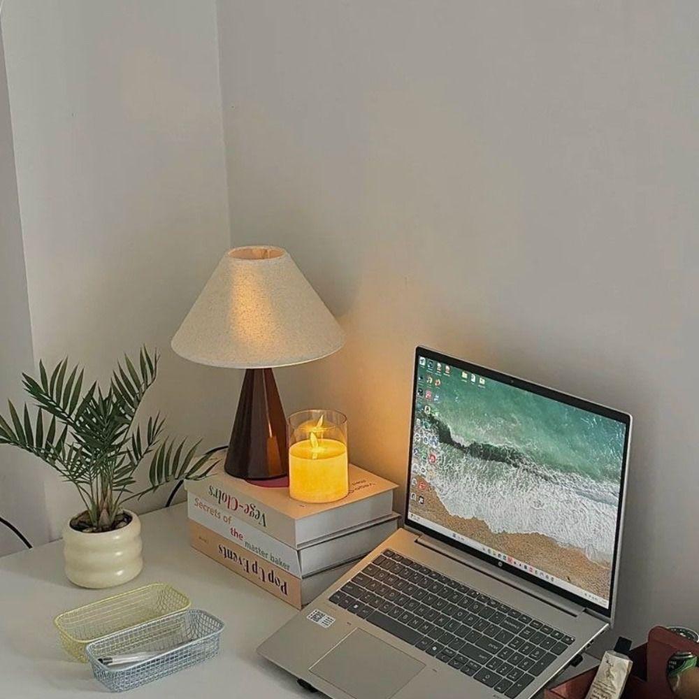 Nordic Minimalist Night Light Vintage Style Desk Lamp Printed Table Lamp Interior