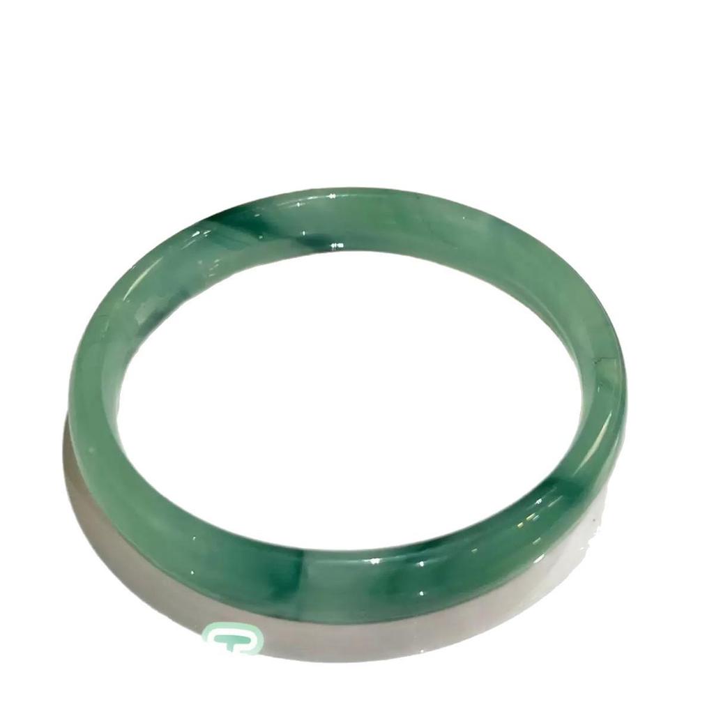 Браслет из зеленого стекла в китайском стиле с цветочным узором, вдохновленный Xiaohongshu – свежий, универсальный и сказочный