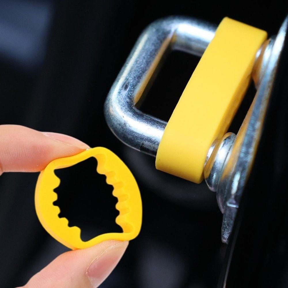 Soundproofing Car Door Lock Protectors Silicone Sound Damper Door Lock Buffer for Quieter Closing