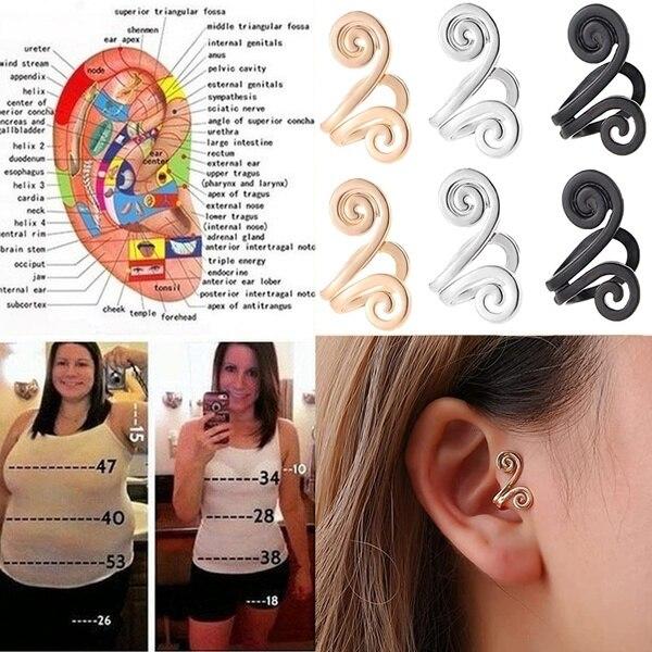 Акупрессура, серьги для похудения, здравоохранение, потеря веса, не пирсинг, серьги для похудения, здоровая стимуляция акупунктурных точек, зажим для желчных камней