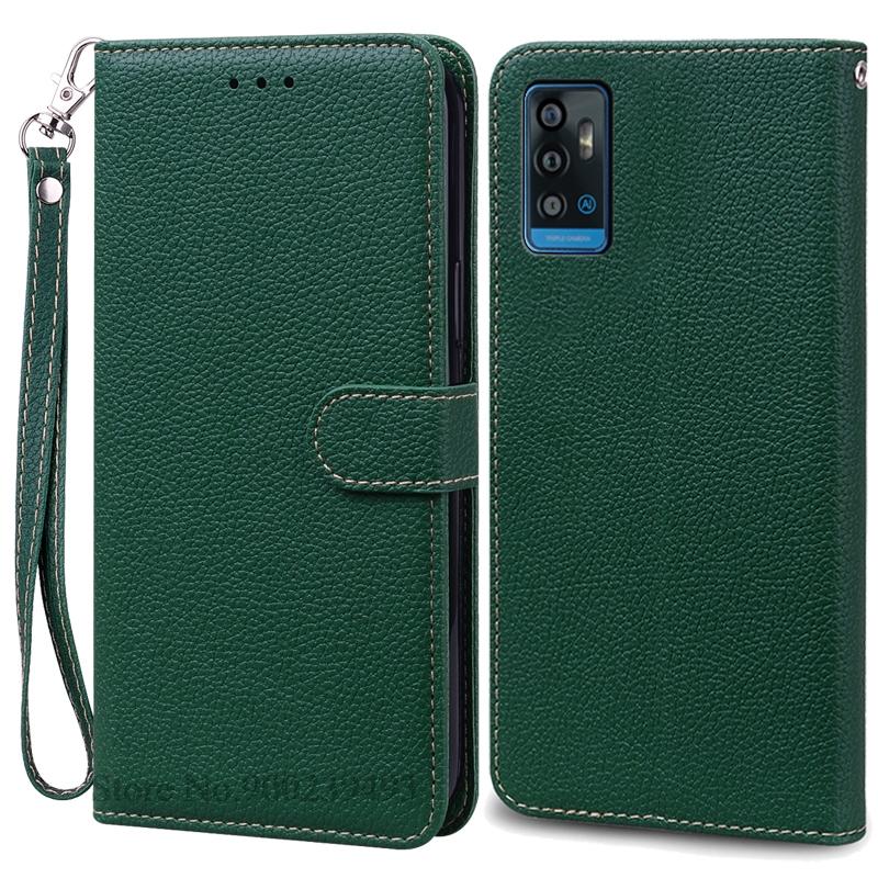 Чехол для ZTE Blade A71, мягкий силиконовый кожаный чехол-кошелек, чехол для ZTE Blade A71, мягкая задняя крышка, чехол Fundas Shell