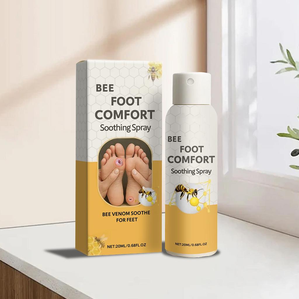 Спрей для ног Bee Foot Spray Спрей для ухода за ногами при отеках, зуде, боли, сухости и для увлажнения 20 мл