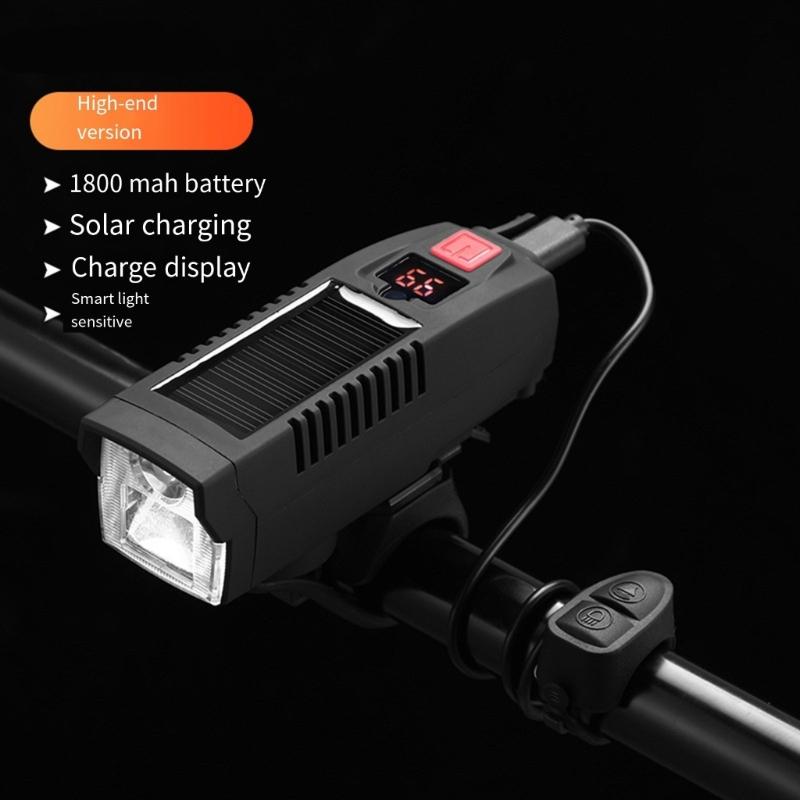 Bicycles Front Lamp Cycling Head Lamp Head Light Rechargeable Bike Front Light Watertight Bicycles Handlebars Flashlight