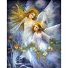 5D DIY Алмазная картина Крылья ангелов Вышивка Крестом Горный хрусталь Мозаика Домашний декор