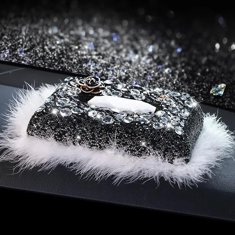 Роскошная коробка для салфеток, держатель для салфеток в машину, коробка для туалетной бумаги, коробка для хранения полотенец для туалетной бумаги, домашний декор, автомобильные аксессуары