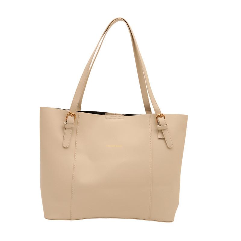 Stylish Retro Minimalist Pu Tote Bag For Women With Spacious Design For Everyday Use