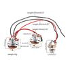 250K 1V1T Jack Комплект wiring harness для бас-гитары Предварительно собранный набор Wiring harness для гитары Запчасти для бас-гитары