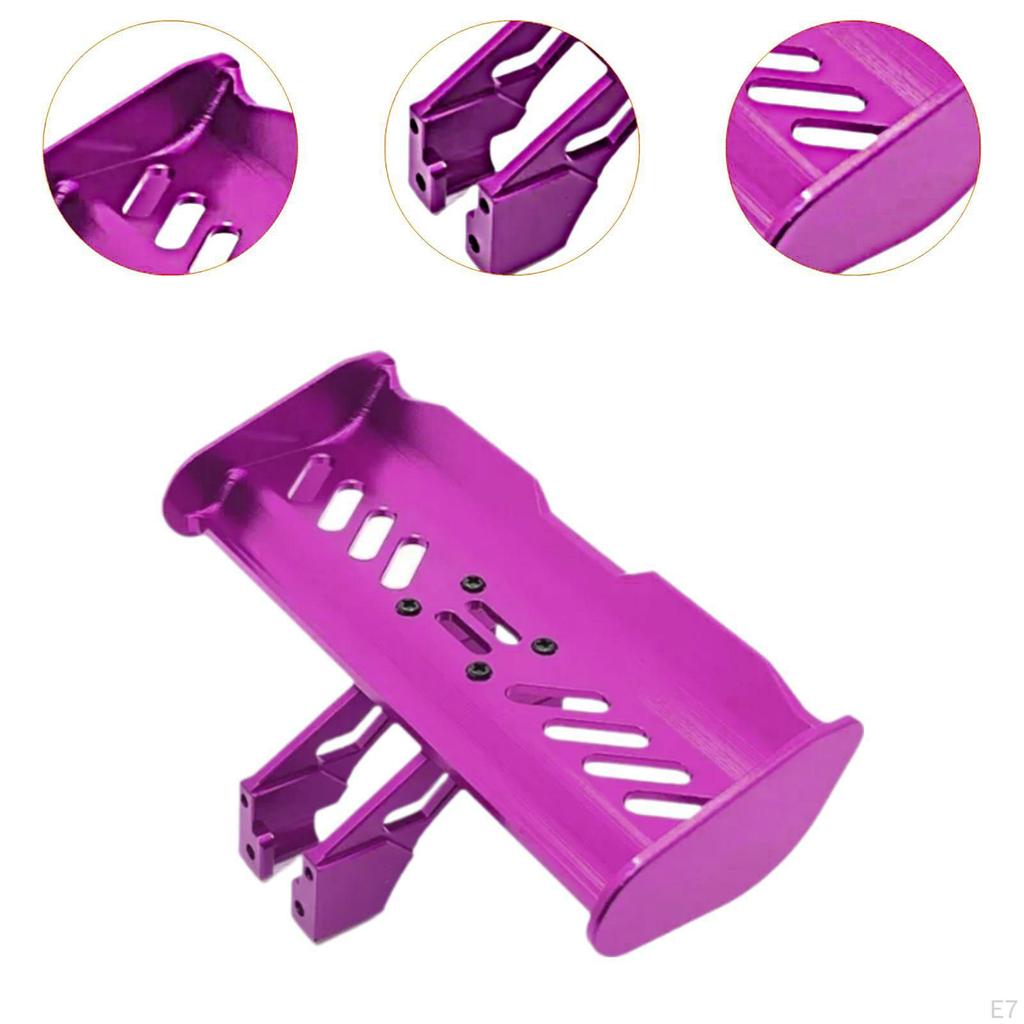 RC Tail Wing 1/14 1/12 Rear Spoiler Easy Installation Modification Bracket Aluminum