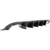 Rear Bumper Diffuser Compatible with 20152025 Dodge Charger IKON V2 Style Carbon Fiber Print Quad Exhaust Rear Diffuser Lip Sha