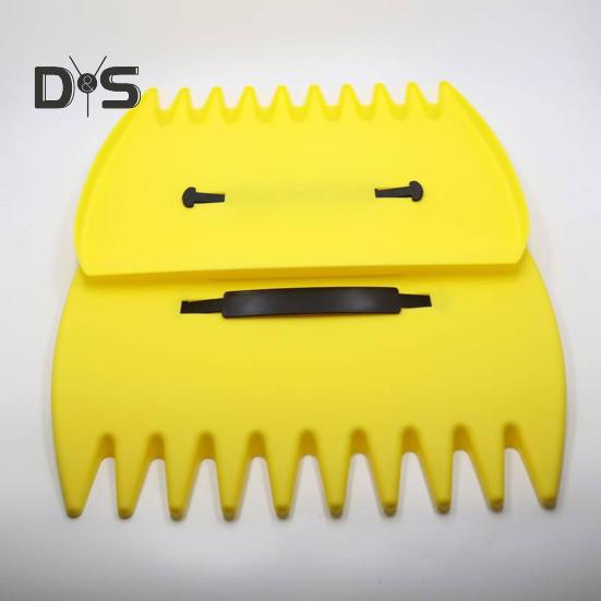 1 пара ручных граблей для сбора листьев, легкий совок для сбора листьев с зазубренными зубьями для сбора листьев, веток и травы