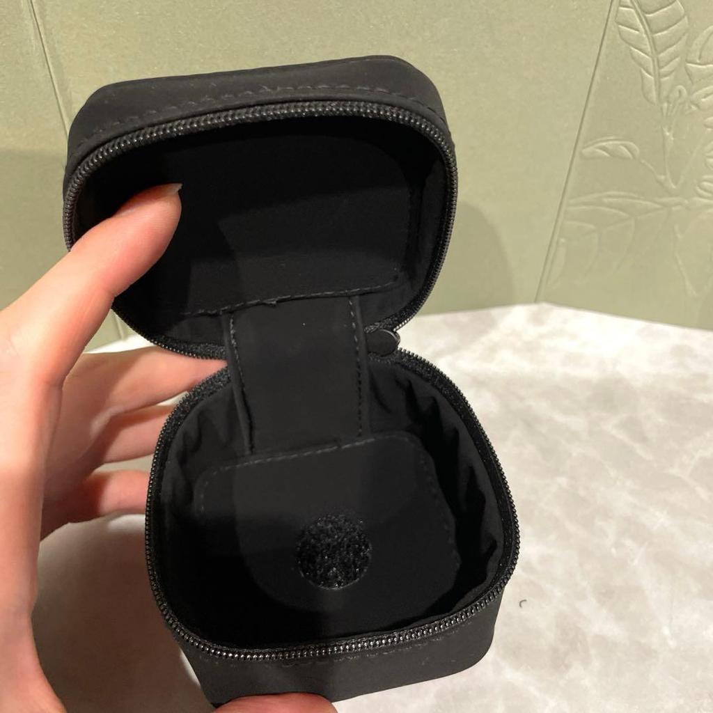 Б/у Черный дорожный футляр для украшений CHANEL