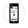Samsung Galaxy A51 Case New York Plane Ticket
