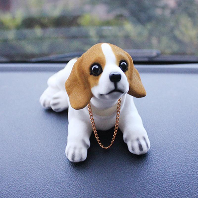 1 шт. кивающая качающаяся голова из смолы, имитация собаки, автомобиля, кукла, игрушка для украшения дома и офиса, приборной панели, автомобильные украшения, аксессуары для мужчин