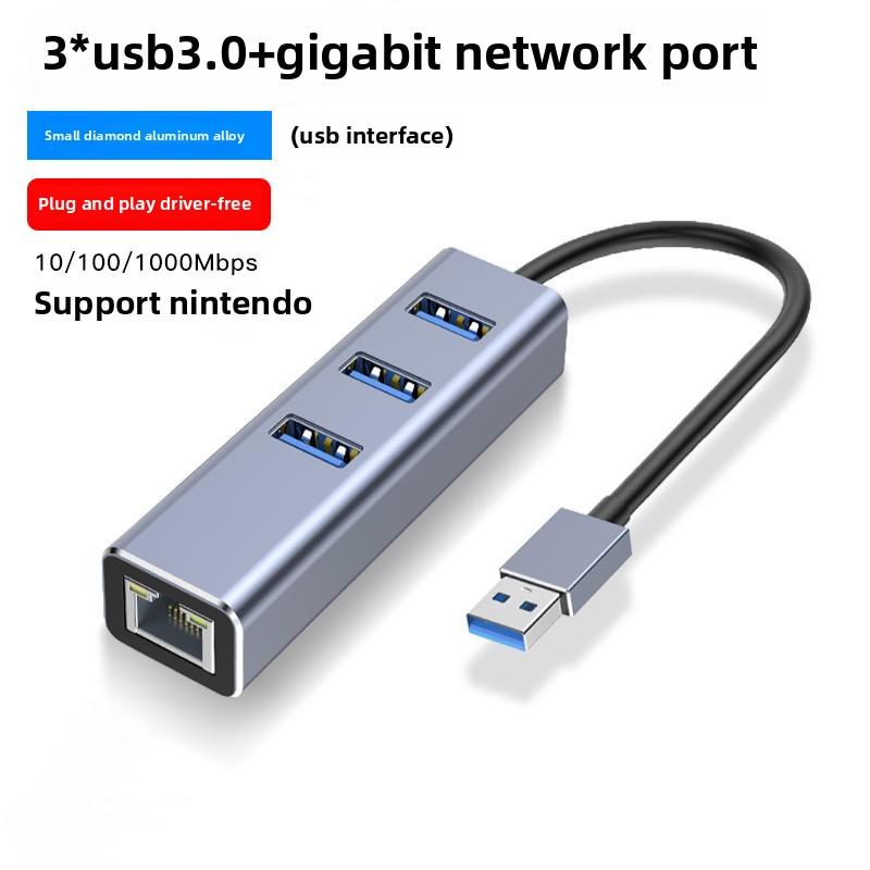 USB 3.0 Gigabit Ethernet адаптер RJ45 LAN сетевой концентратор карта с Plug and Play для ноутбука ПК Mac
