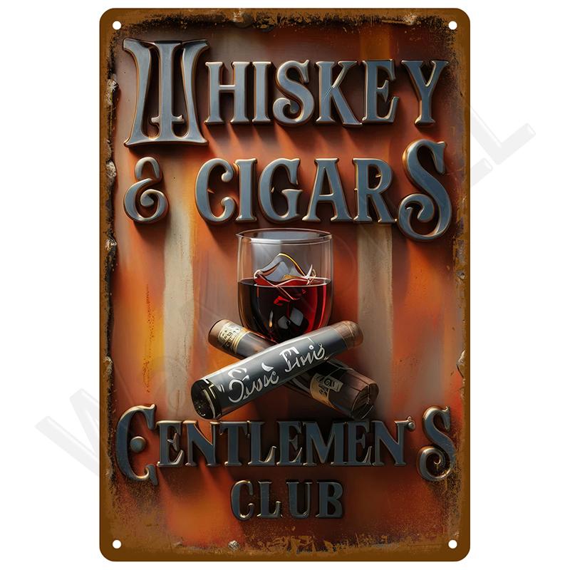 Vintage Bar Metal Signs Bathroom House Living Room Home Retro Wall Decorations Items Luxury Decor Interior Art Posters Tin Signs