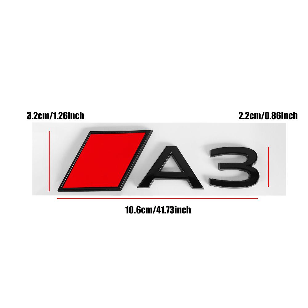 For Audi b6 b8 TT Q3 Q5 Q7 Q8 Trunk Logo Auto Styling Accessories 1pcs A3 A4 A5 A6 A7 A8 RS Car Letters Number Emblem Valve Cap