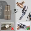 6 Mm Hose Barb Tire Connector Fitting Aluminum Lever Locking Head for Inflator Hose Use and Routine Pressure Maintenance Work Use