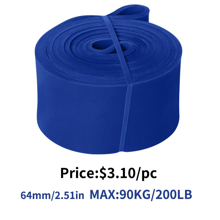 Сверхмощная латексная резинка для упражнений, эластичная лента для занятий спортом, силовая подтягивающая вспомогательная лента для тренировок, пилатеса, оборудование для фитнеса