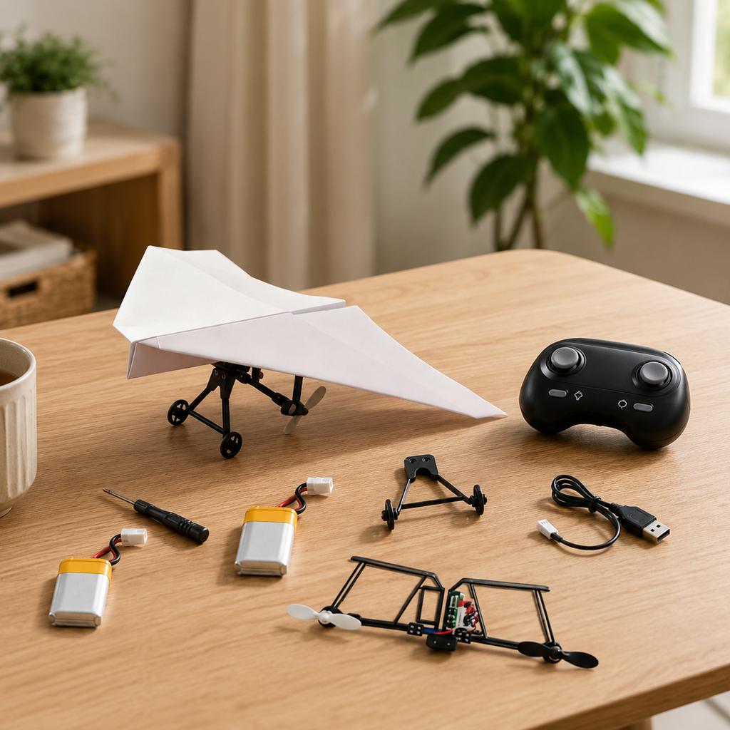 Набор для сборки DIY-дрона с деталями для пульта дистанционного управления и электронными компонентами для сборки модели самолета