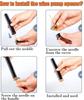 A059 Pocket Red Wine Pen Pin Shape Air Pressure Pump Corkscrew