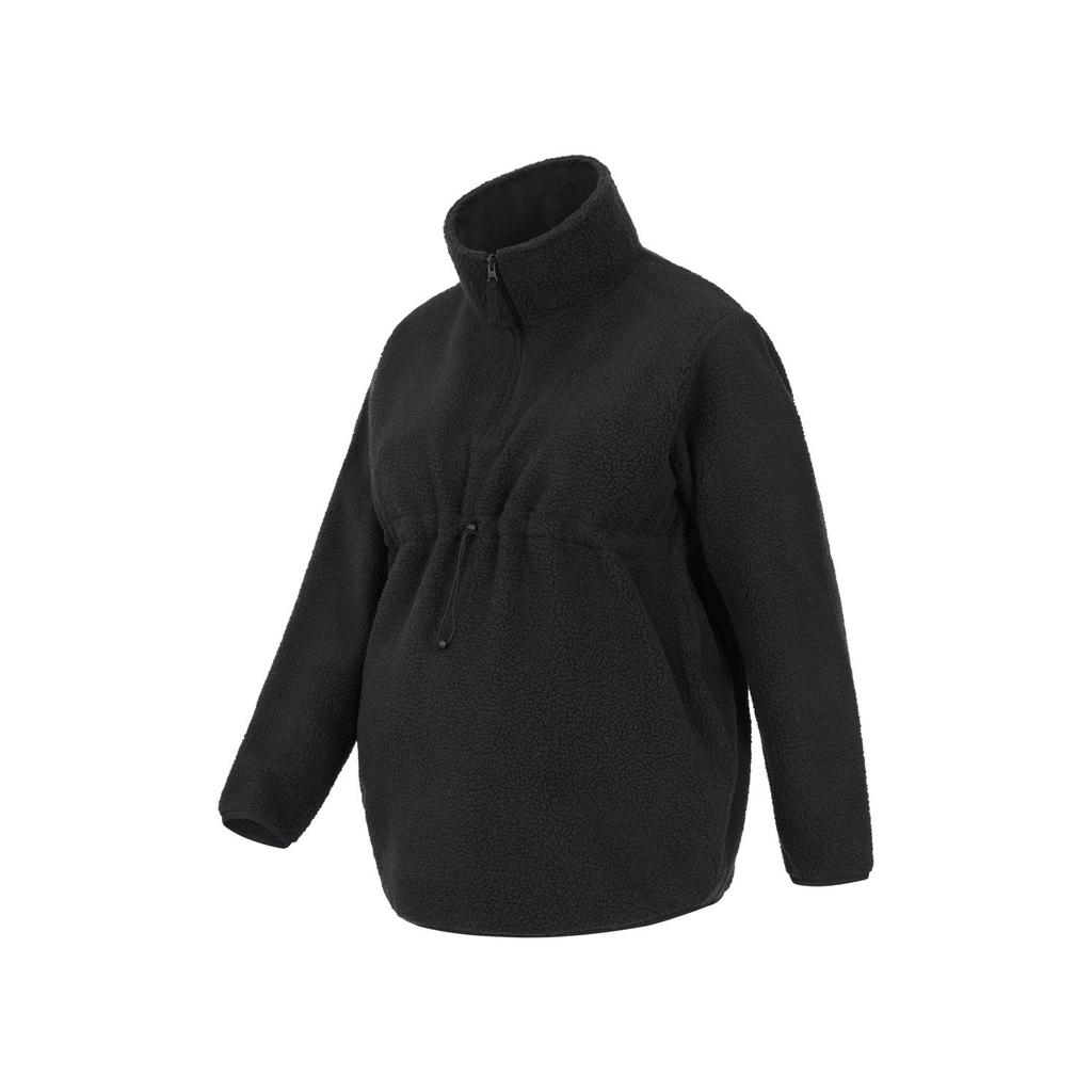 Mountain Warehouse Womens/Ladies Cosy Sherpa Half Zip Maternity Fleece Top