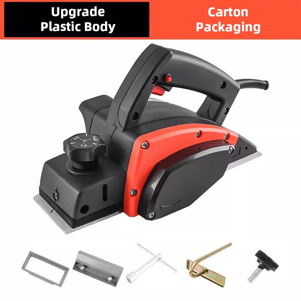 Ручной электрический рубанок Многофункциональный электрический рубанок Портативный настольный деревообрабатывающий рубанок Инструменты Пресс Рубанок Строгальная пластина