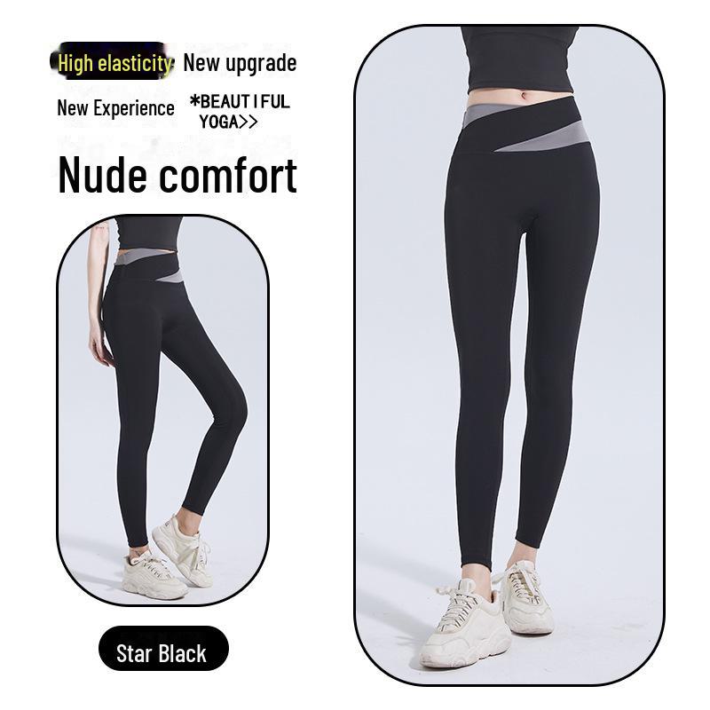 Женский спортивный бюстгальтер с тонкими бретелями и накладкой на грудь - майка для йоги и фитнеса