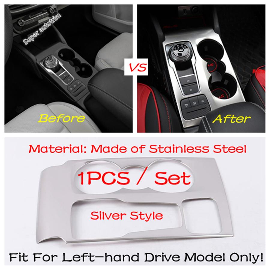 Central Console Gear Shift Panel Frame Decoration Cover Trim For Ford Focus MK4 - 2025 Stainless Steel Interior Accessories