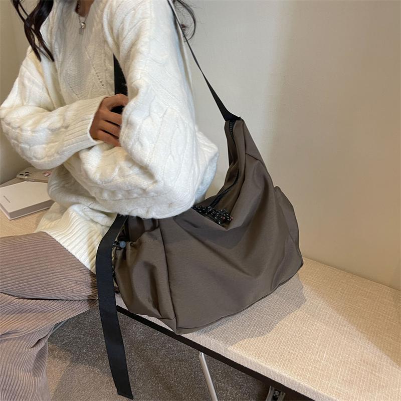 Сплошная цветная сумка через плечо большой емкости, женская сумка через плечо, мужская холщовая сумка