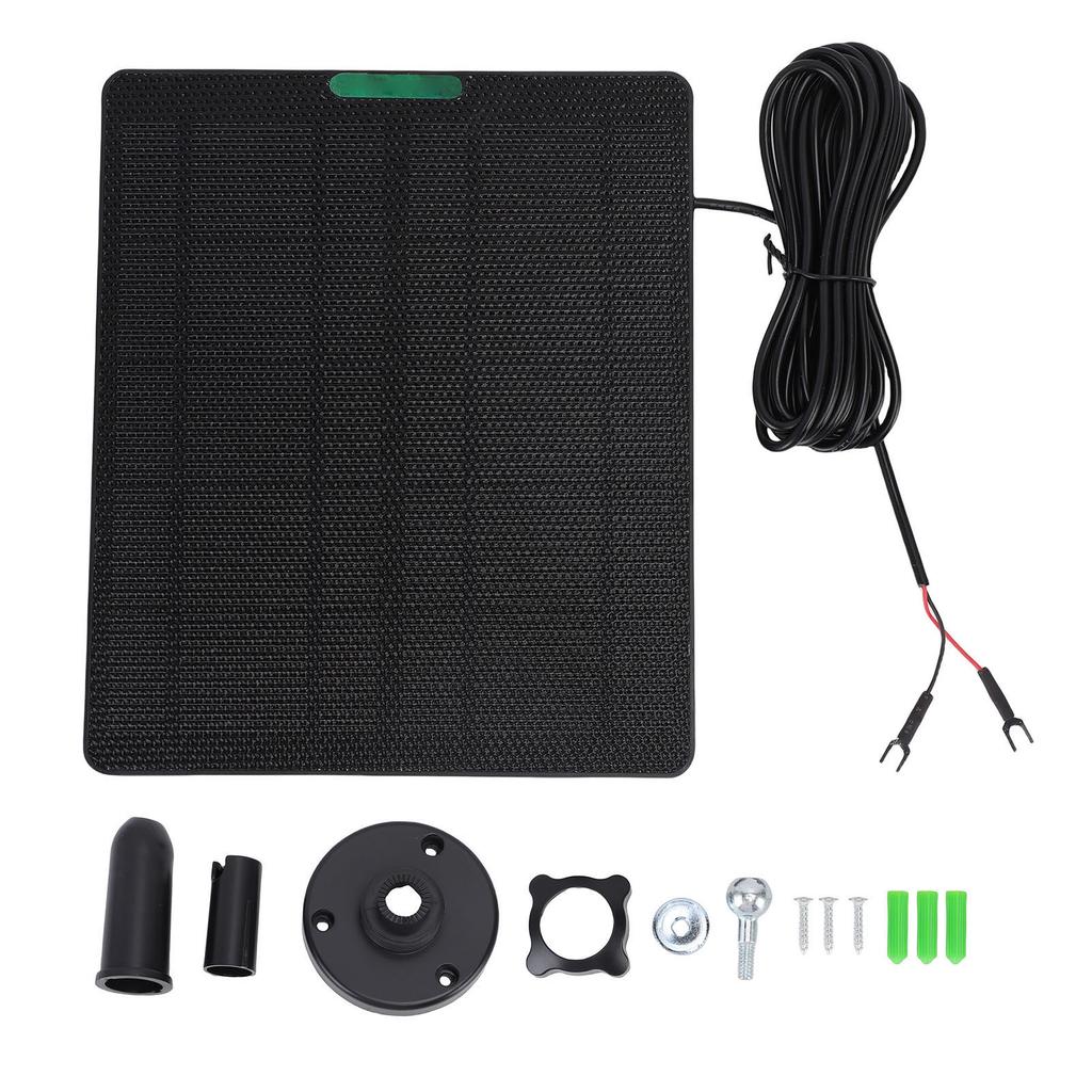 10W Solar Panel Charger Fit for Ring Video Doorbell 4 3 Plus Security Camera ETFE Solar Charger High Efficiency U Type