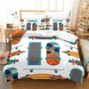 Skateboard Duvet Cover Microfiber Extreme Sports Game Bedding Set Astronaut Spaceman Skateboard Quilt Cover For Boys Teen Boys