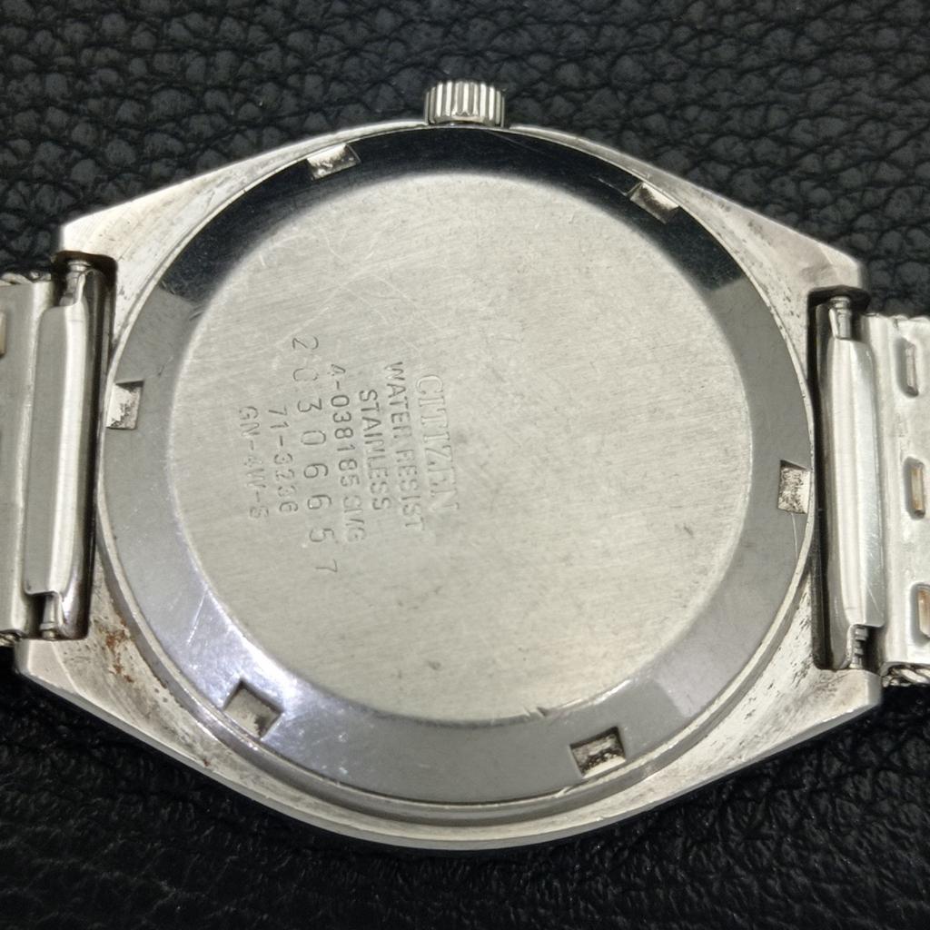 ВИНТАЖНЫЕ МУЖСКИЕ ЧАСЫ CITIZEN AUTOMATIC 8200 JAPAN С ЧЕРНЫМ ЦИФЕРБЛАТОМ a702761-1 R210-a702761