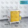 ABS Anesthesia & Infusion Multifunctional Rescue Trolley with Single/Double Door and Five Drawers